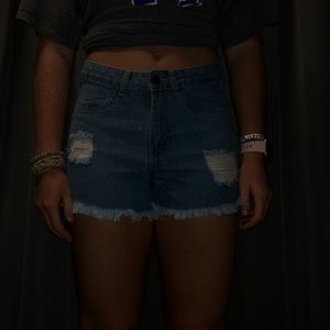 Jean shorts